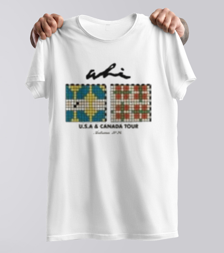 Ali USA Canada Tour Radio Tiles Mosaic T-Shirt