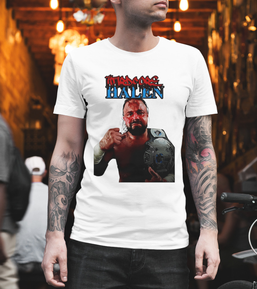Hardcore Nick Halen Wrestling Champion With Belt T-Shirt