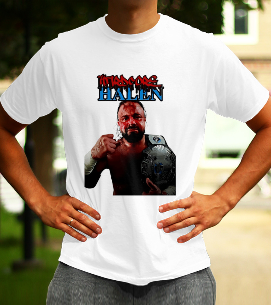 Hardcore Nick Halen Wrestling Champion With Belt T-Shirt