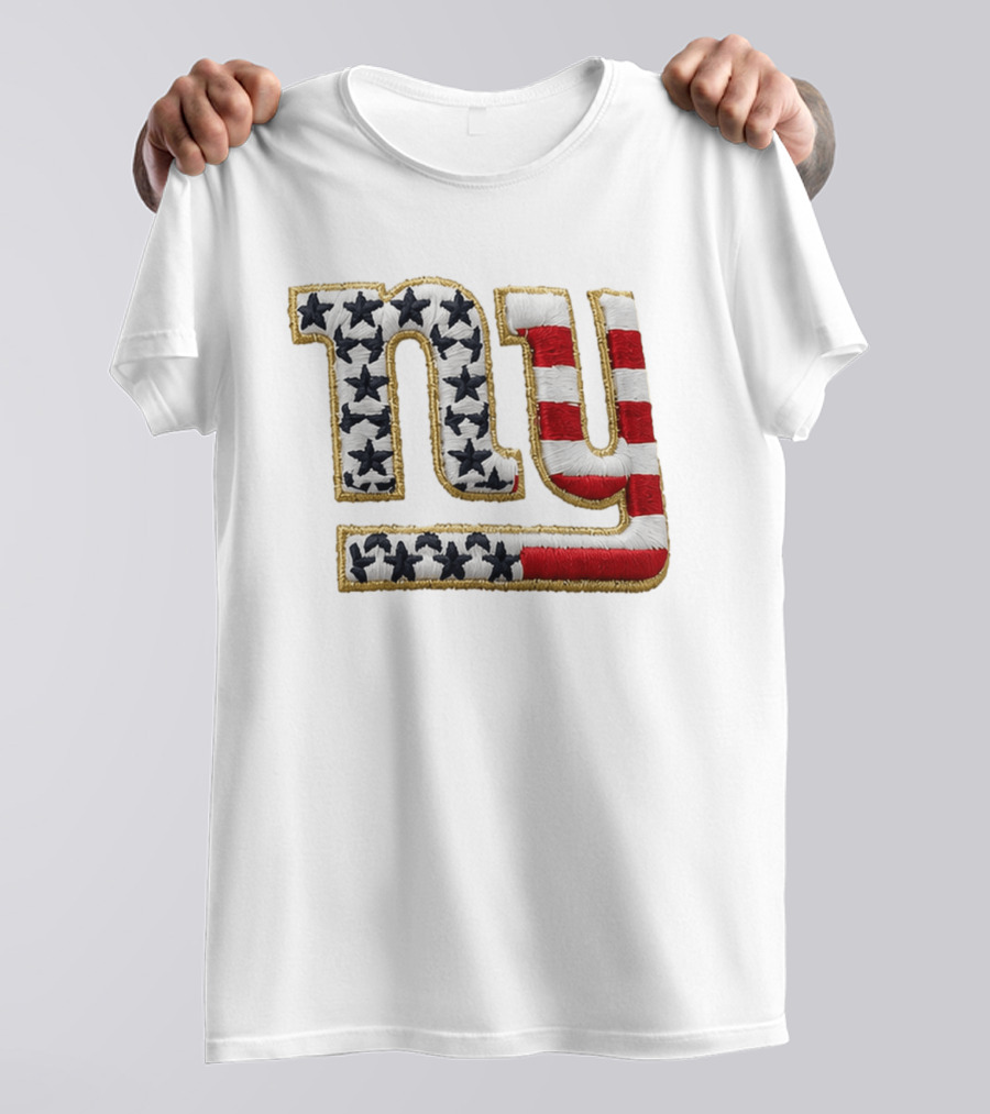 America 250 NY Giants Stars Stripes Hat T-Shirt