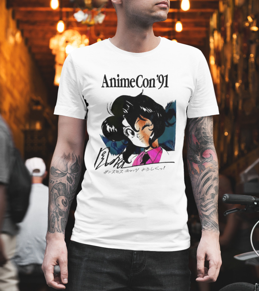 Anime Con '91 Character With Autograph And Japanese T-Shirt