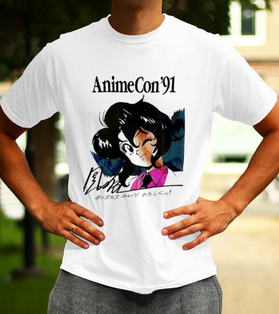 Anime Con '91 Character With Autograph And Japanese T-Shirt