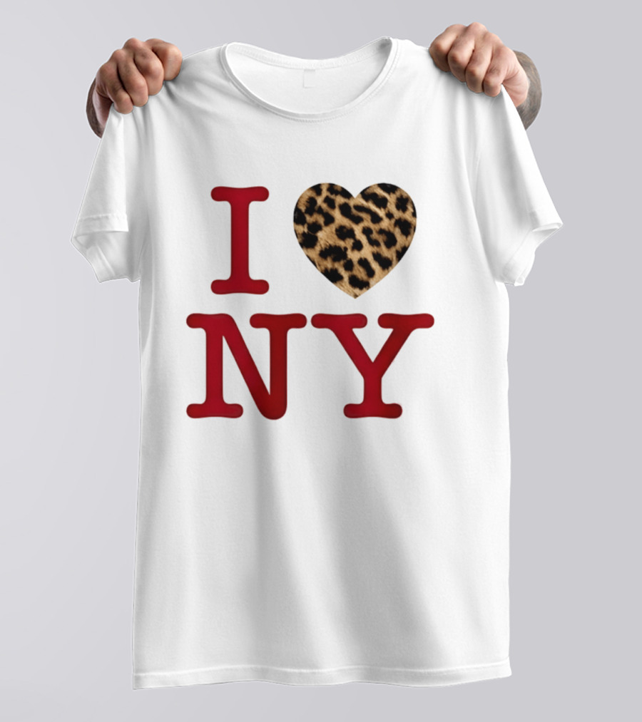 Latto Crave I Heart NY Leopard T-Shirt