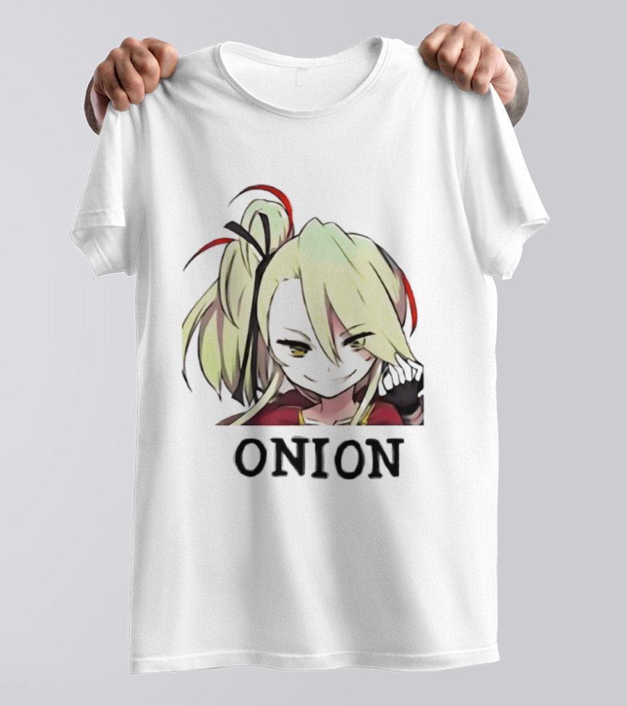 Deathpolca Anime Style Character With Onion T-Shirt