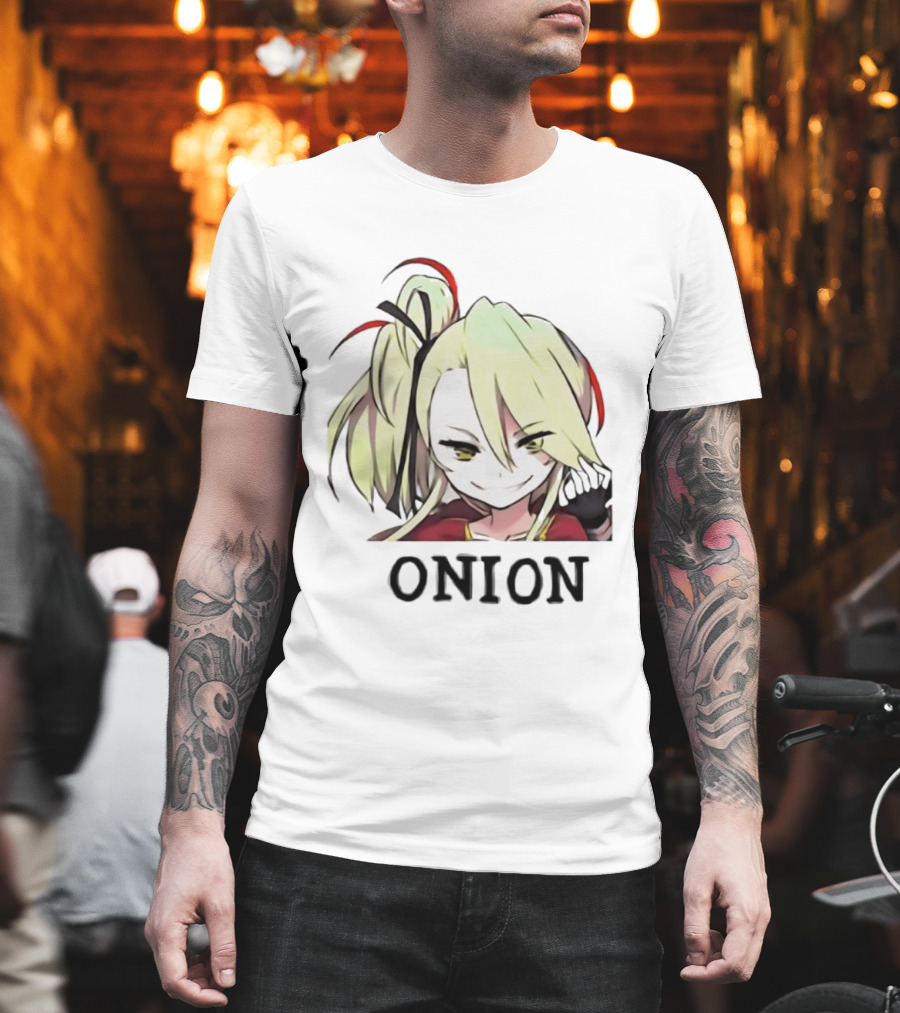 Deathpolca Anime Style Character With Onion T-Shirt
