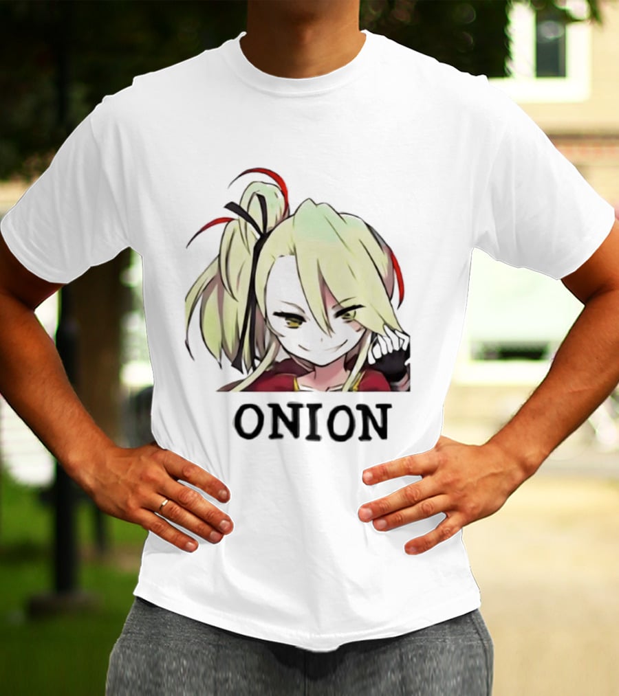 Deathpolca Anime Style Character With Onion T-Shirt