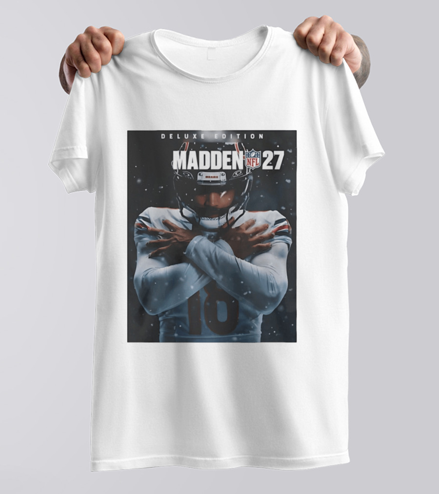 Madden NFL 27 Deluxe Edition Caleb Williams Bears 18 T-Shirt