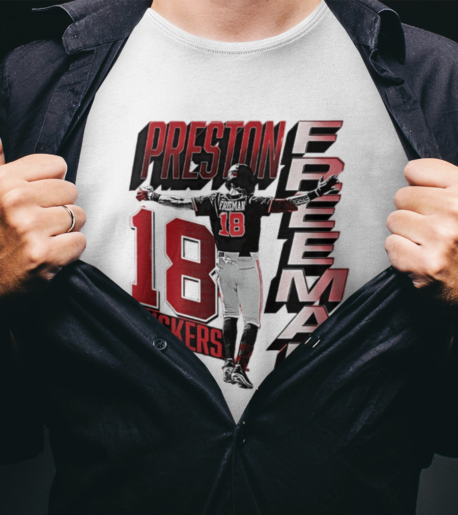 Preston Freeman 18 Huskers Nebraska Football Player T-Shirt