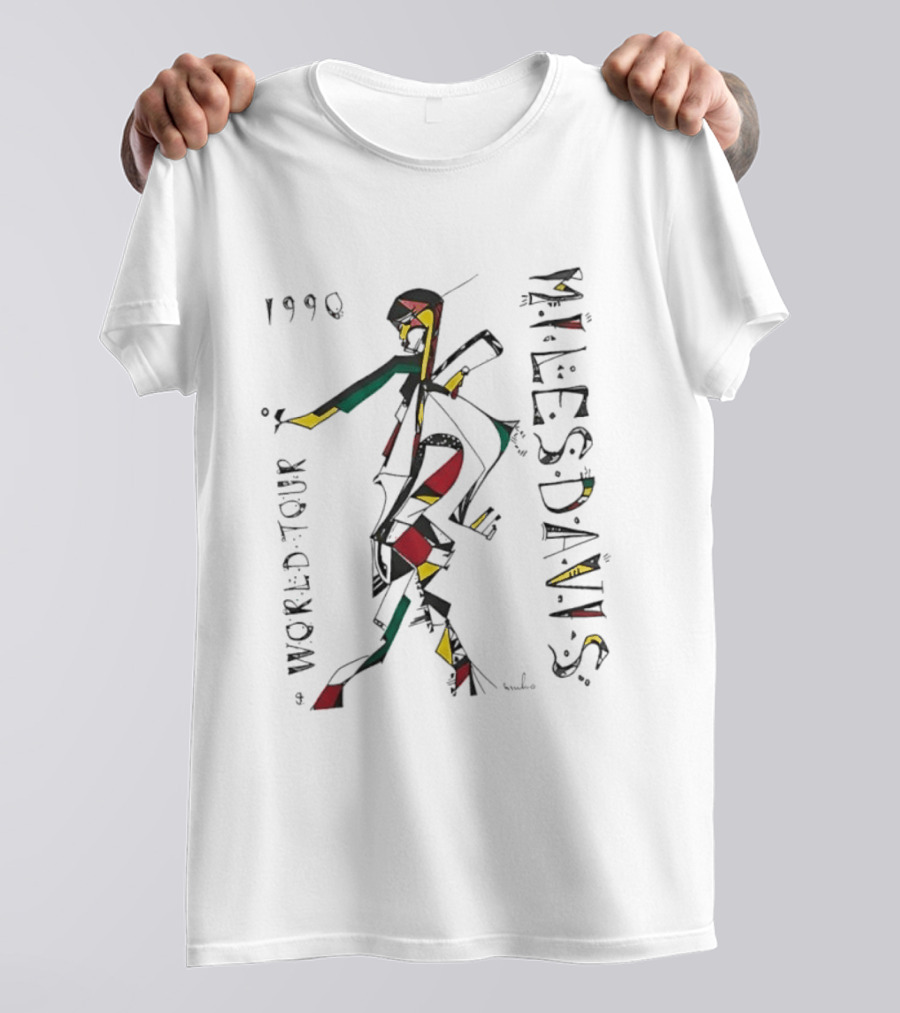 Miles Davis World Tour 1990 Abstract T-Shirt