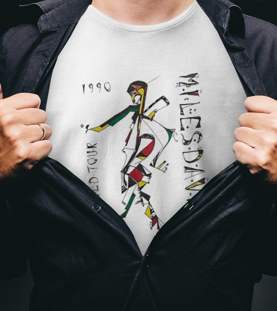 Miles Davis World Tour 1990 Abstract T-Shirt