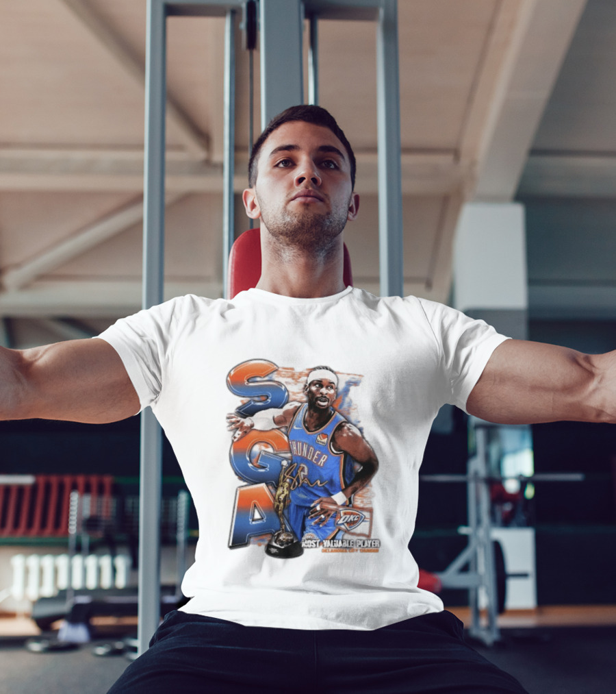 Shai Gilgeous Alexander SGA Oklahoma City Thunder Most Valuable Player T-Shirt