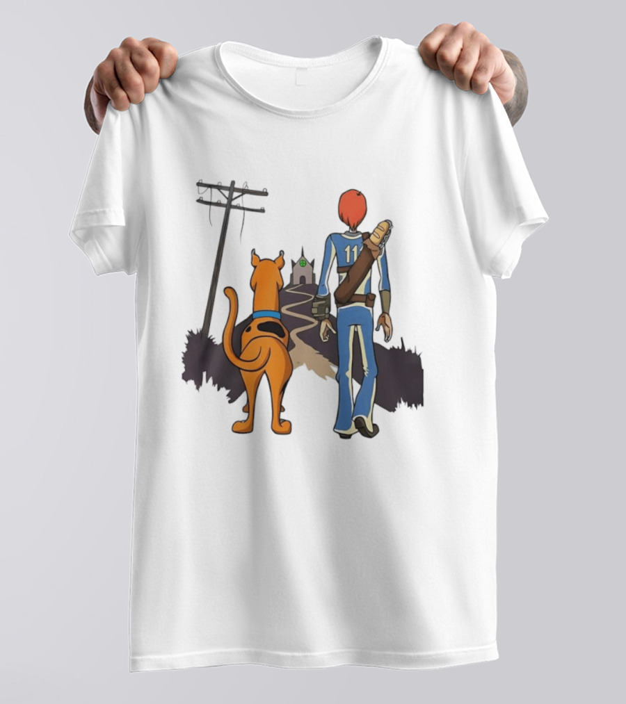 Scooby Doo Shaggy Rogers Fallout Vault Dweller Adventure T-Shirt