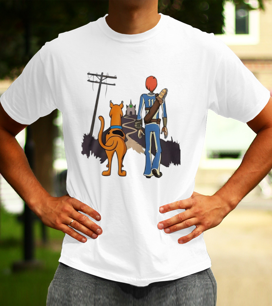 Scooby Doo Shaggy Rogers Fallout Vault Dweller Adventure T-Shirt