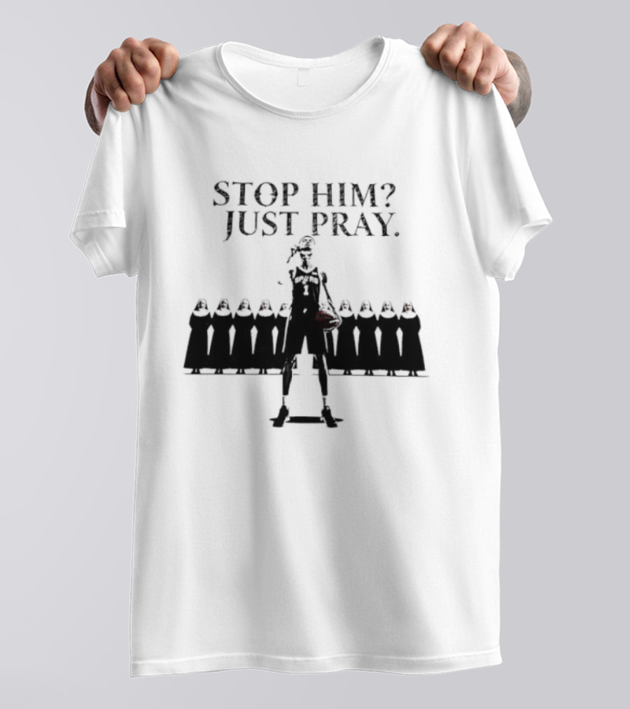 Victor Wembanyama San Antonio Spurs NBA Stop Him Just Pray T-Shirt