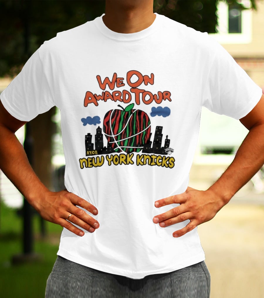 We On Award Tour ATCQ New York Knicks Apple Basketball NBA Team T-Shirt