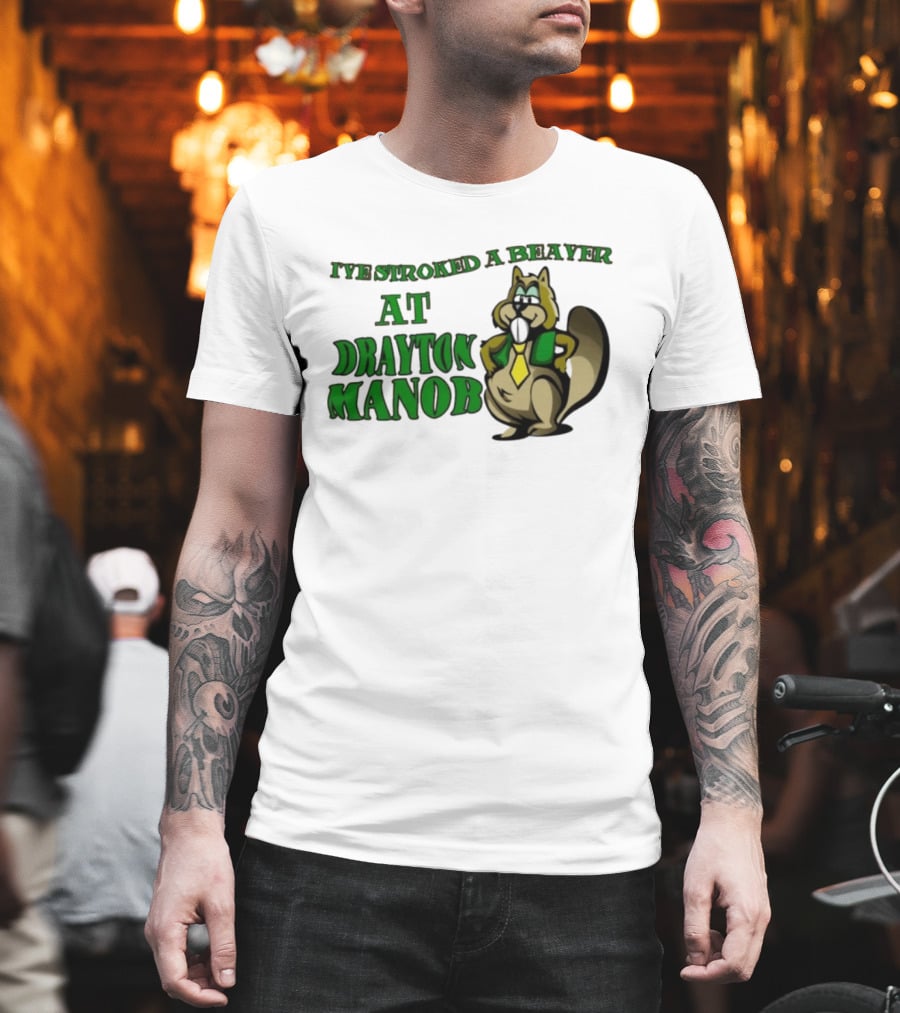 I've Stroked A Beaver At Drayton Manor Cartoon T-Shirt