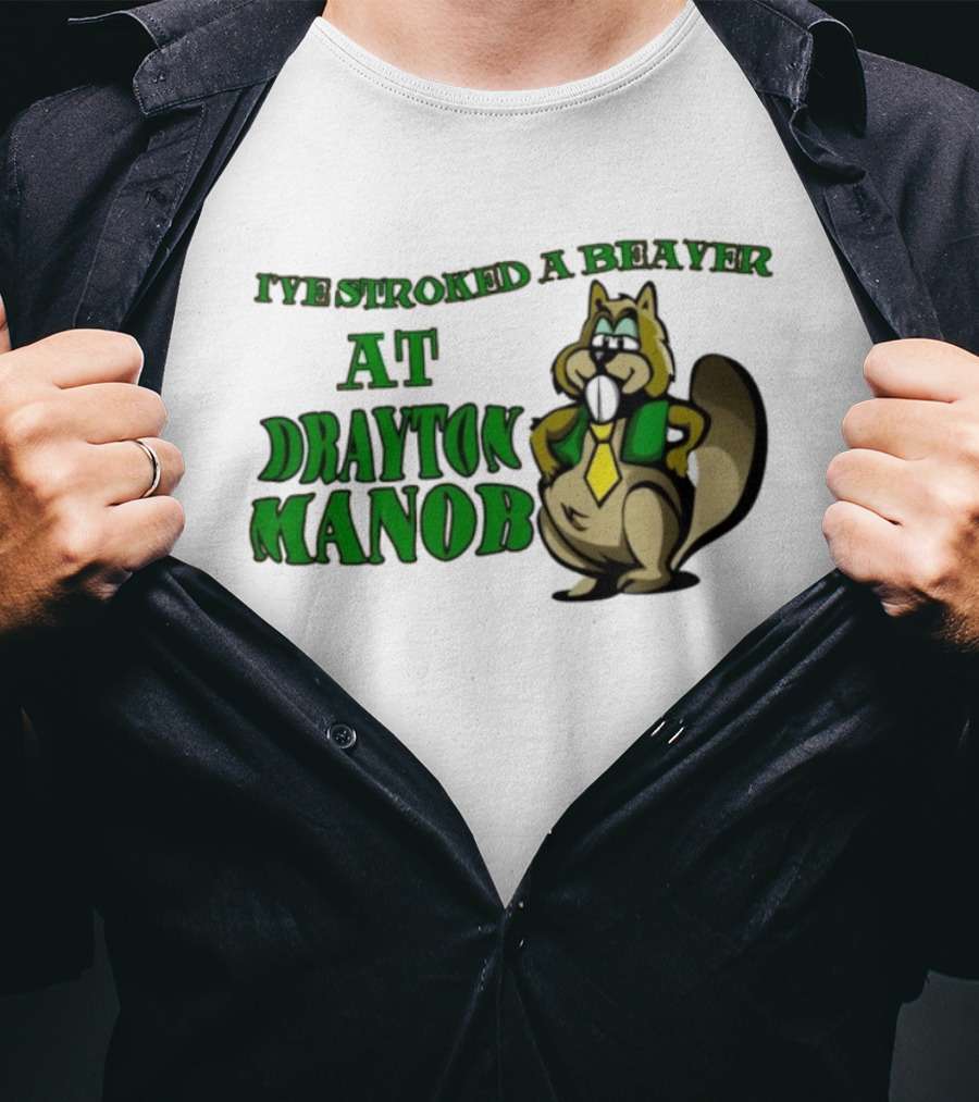I've Stroked A Beaver At Drayton Manor Cartoon T-Shirt