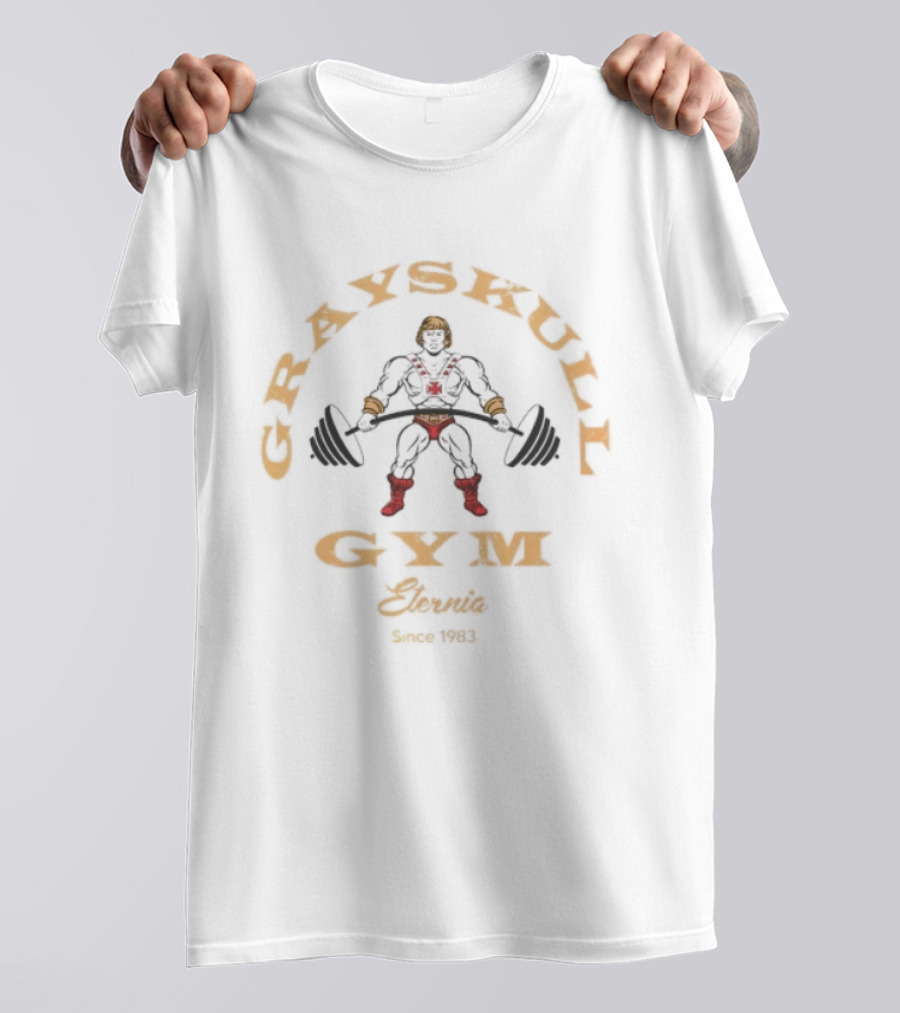 Grayskull Gym Eternia Powerlifting Since 1983 T-Shirt