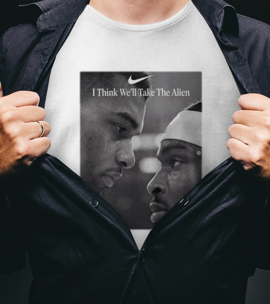 I Think We'll Take The Alien NBA Basketball Victor Wembanyama T-Shirt