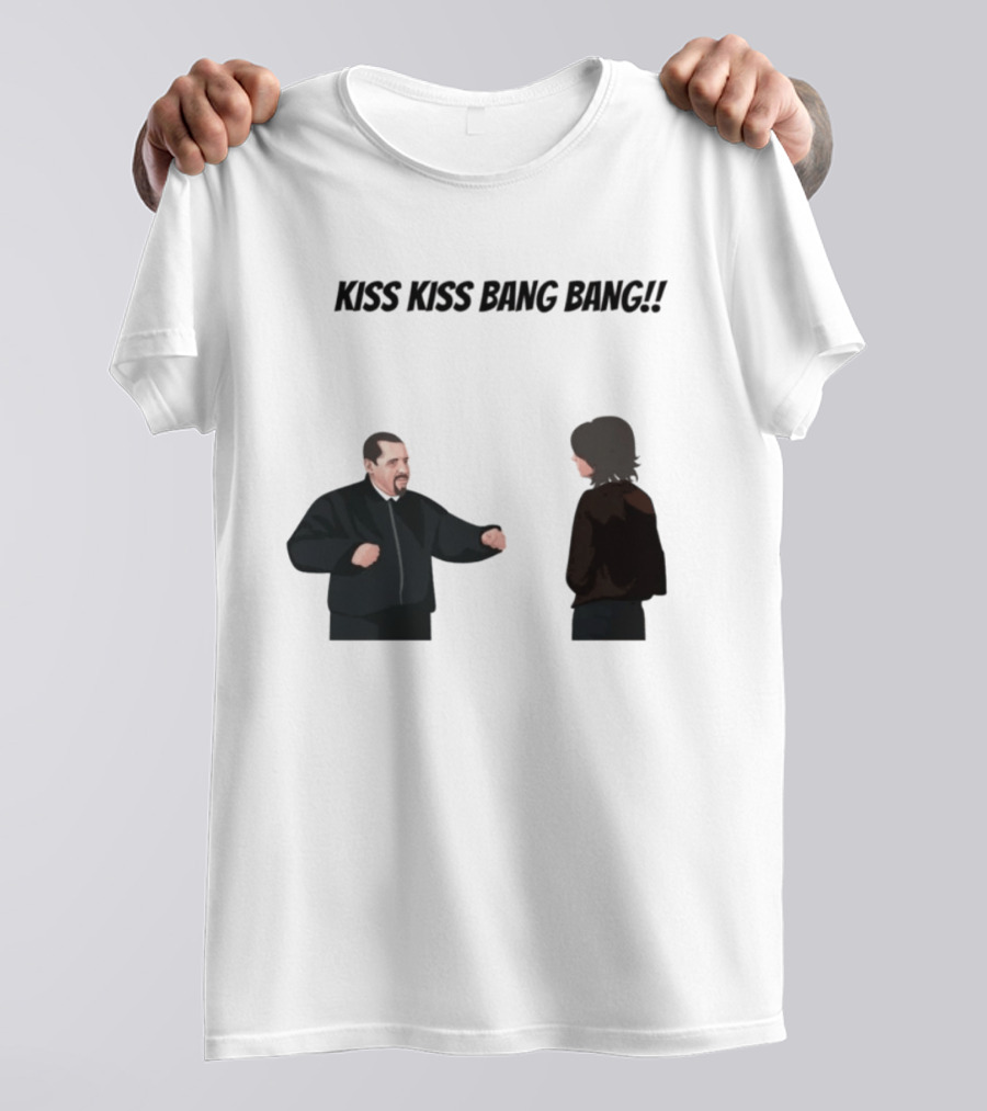 Kiss Kiss Bang Bang Bobby Bacala And Tony Soprano HBO Series T-Shirt