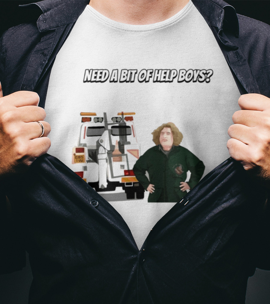 NEED A BIT OF HELP BOYS Paddy Tow Truck Raymond Stantz T-Shirt