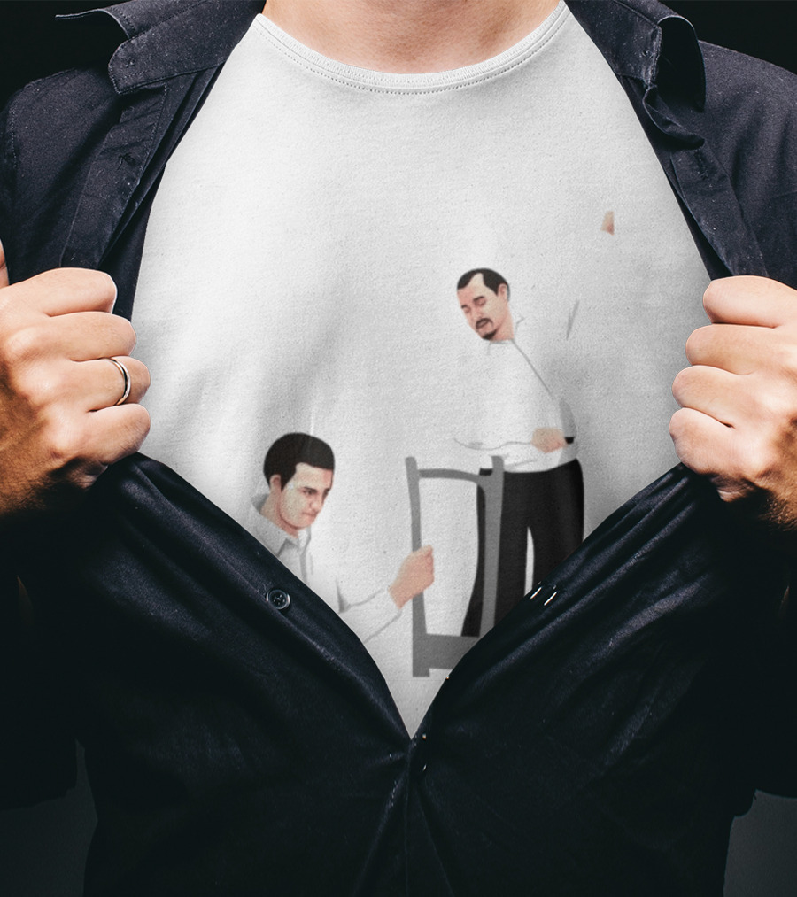 Max And Paddy Pine Barrens Christopher Moltisanti Paulie Gualtieri Chair Scene T-Shirt