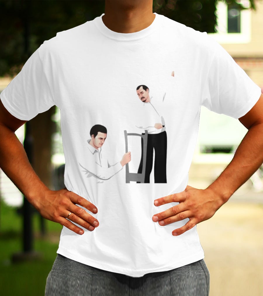 Max And Paddy Pine Barrens Christopher Moltisanti Paulie Gualtieri Chair Scene T-Shirt