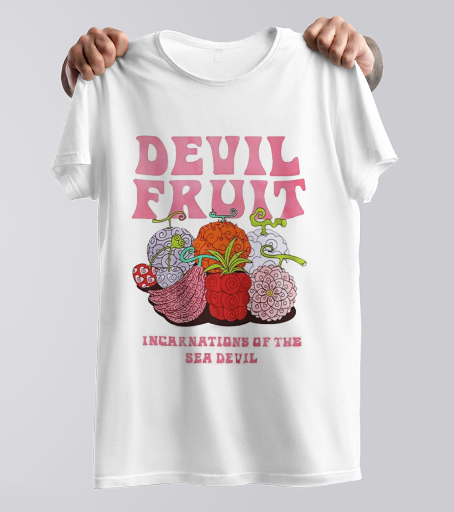 Devil Fruit Incarnations Sea Devil One Piece Anime Manga T-Shirt