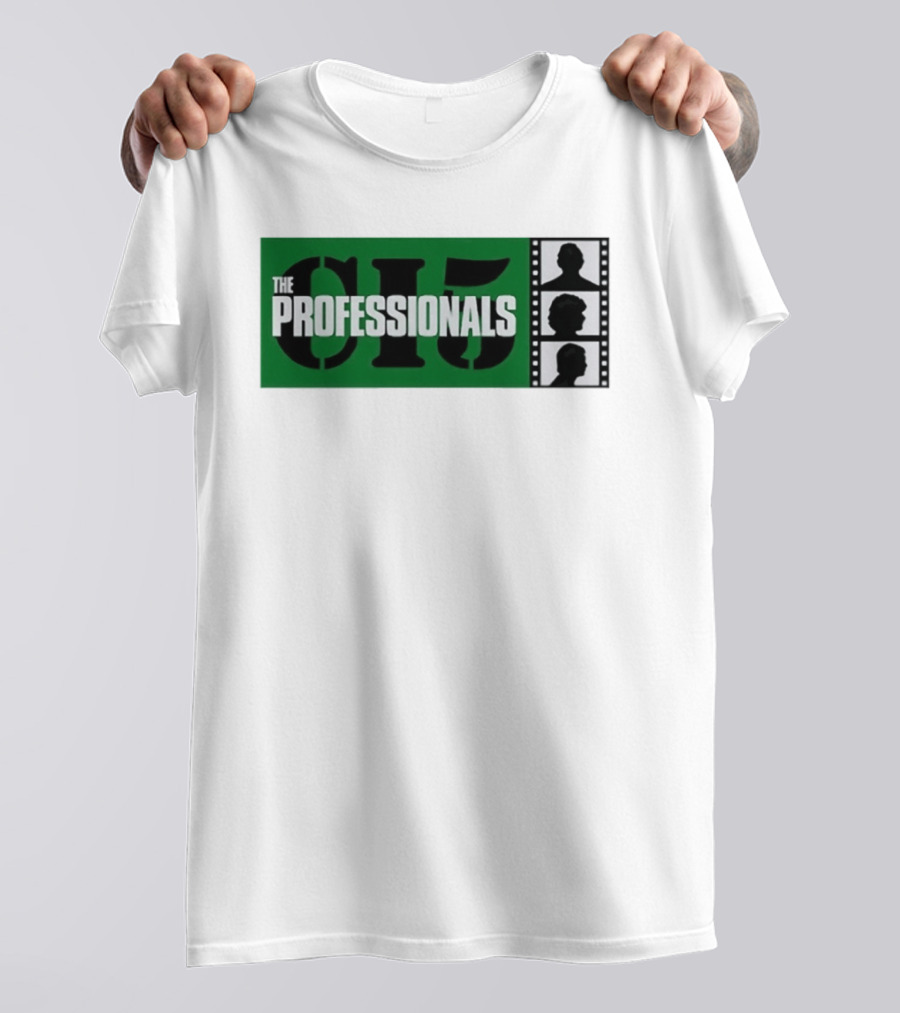 The Professionals CI5 TV Series Bodie Doyle Cowley Silhouette Film Strip T-Shirt