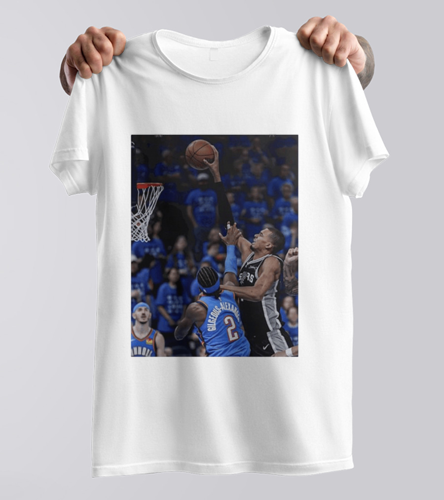 Victor Wembanyama Shai Gilgeous Alexander NBA Showdown San Antonio Spurs Vs Oklahoma City Thunder T-Shirt