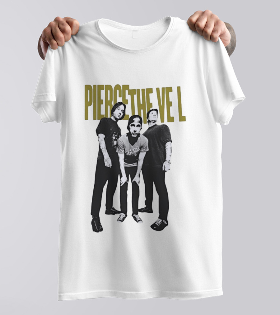 Pierce The Veil Band Vic Fuentes Tony Perry Jaime Preciado Music Fan T-Shirt