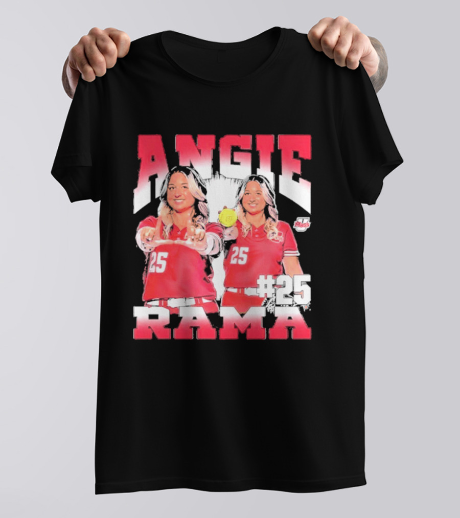 Angie Rama 25 Umass Athletics NCAA Softball T-Shirt