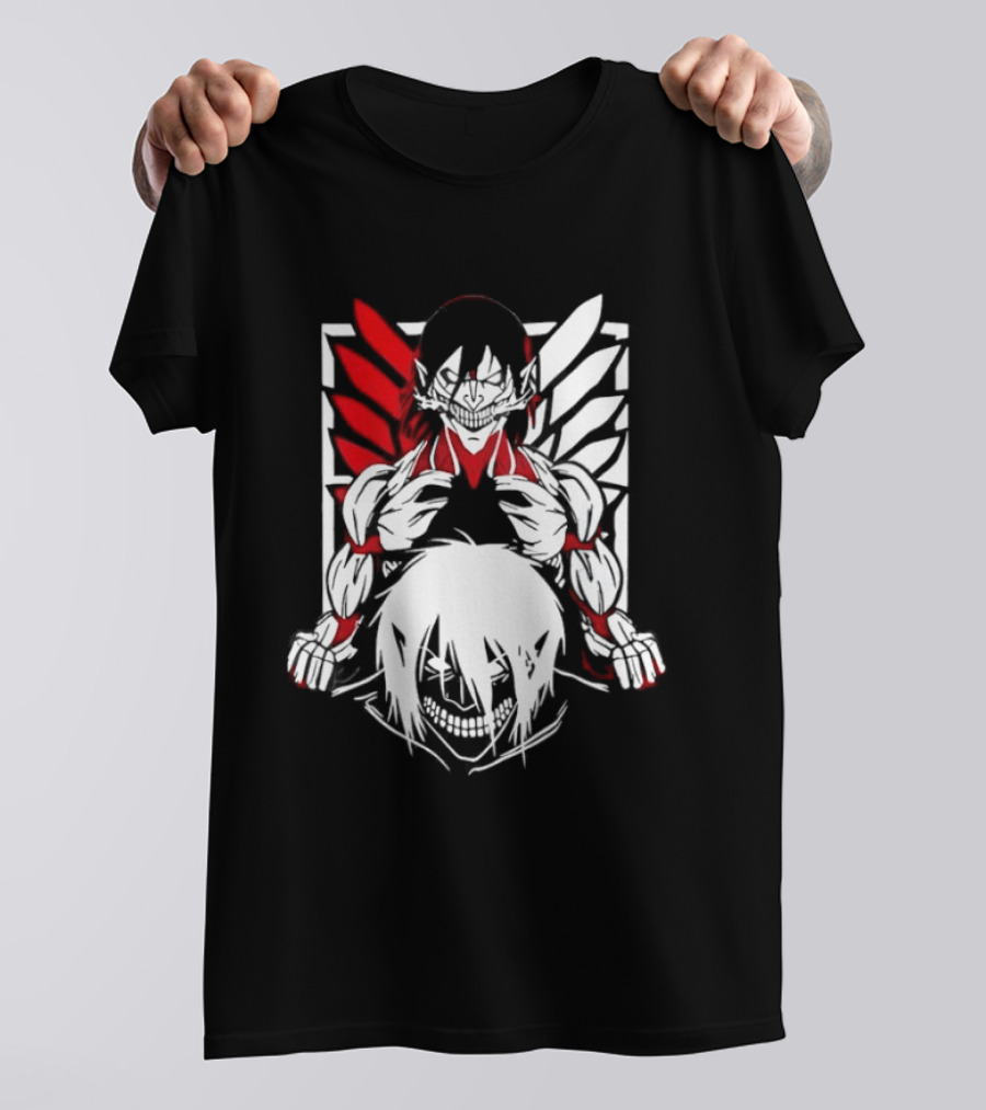 Attack On Titan Eren Yeager Female Titan Wings Of Freedom Fight For Humanity 2026 Collector's Edition T-Shirt