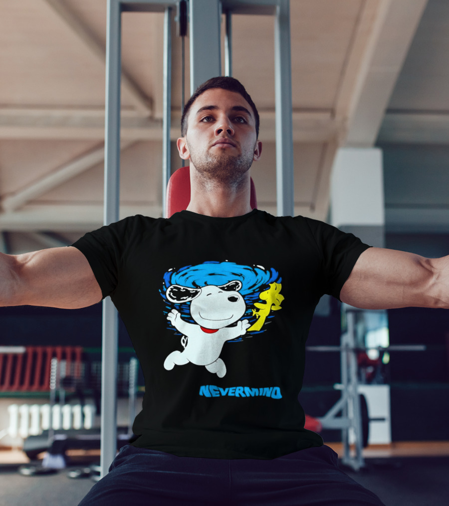 Snoopy Woodstock Nevermind Swimming Adventure T-Shirt
