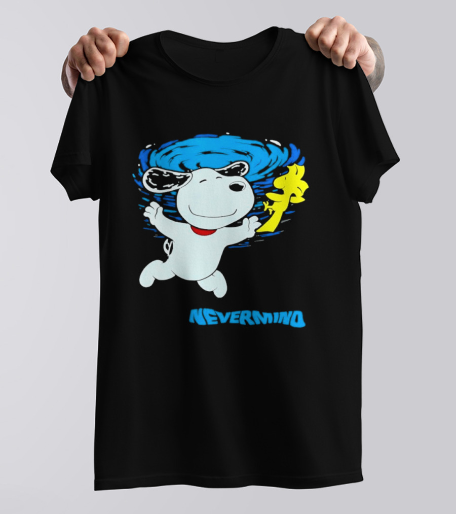 Snoopy Woodstock Nevermind Swimming Adventure T-Shirt