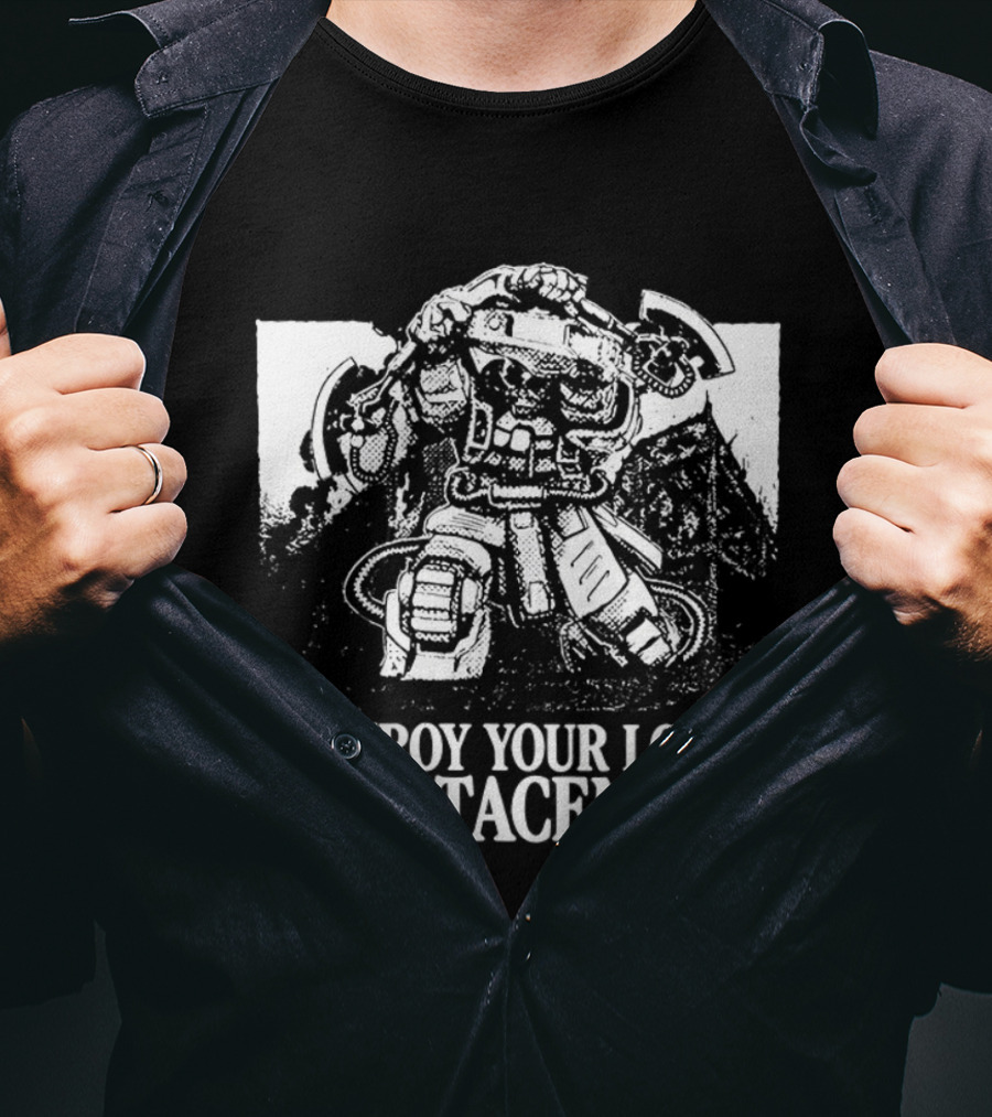 Destroy Your Local AI Datacenter Space Marine T-Shirt