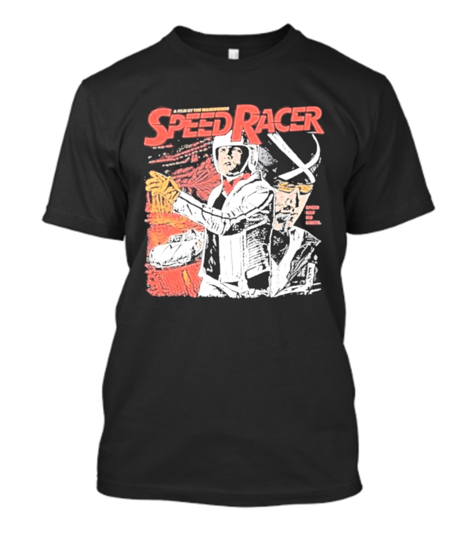Speed Racer Movie Mach 5 Racer X Manga Style Wachowskis Film T-Shirt