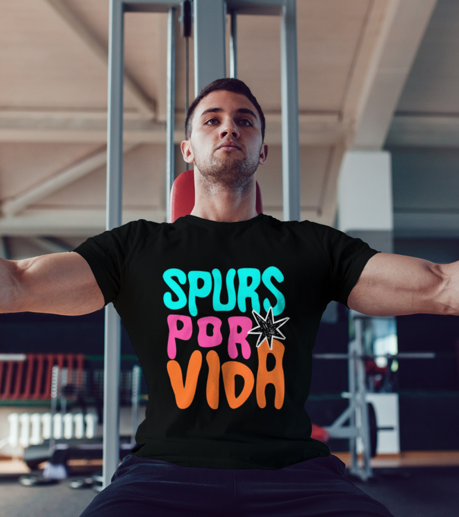 Spurs Por Vida San Antonio Basketball NBA 2026 T-Shirt