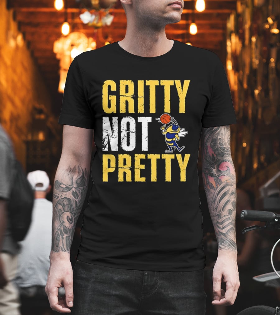Gritty Not Pretty Georgia Tech Buzz Basketball T-Shirt