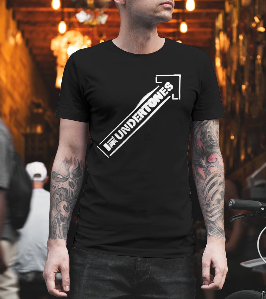Undertones Stencil Punk Rock Revival Festival Tour 2026 Arrow T-Shirt