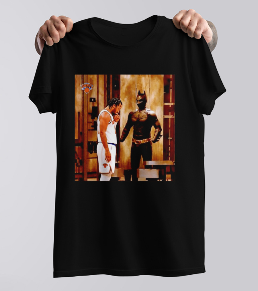 New York Knicks Jaylen Brunson Meets Batman Gotham T-Shirt