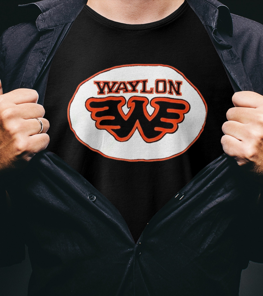 Waylon Jennings Outlaw Country Winged WW 2026 Collection T-Shirt