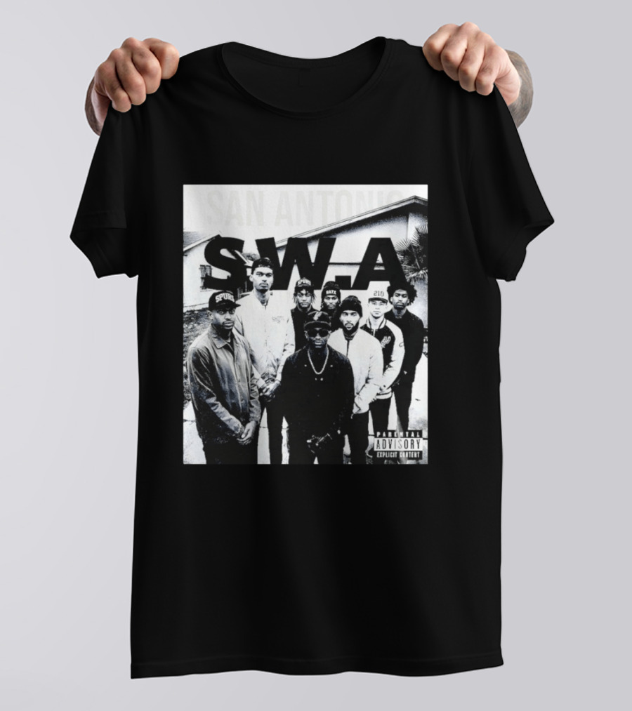 San Antonio Spurs SWA Wembanyama Stephon Castle De'Aaron Dylan Harper Explicit Content T-Shirt