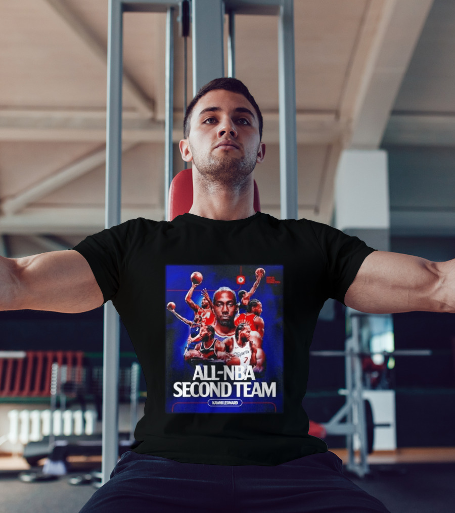 Kawhi Leonard Clippers All NBA Second Team Basketball Highlights T-Shirt