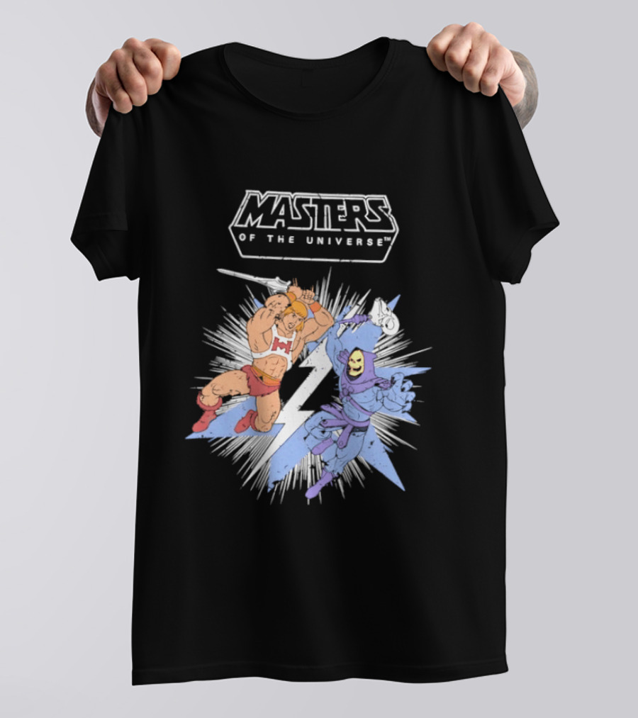 Masters Of The Universe He Man Vs Skeletor Epic Battle 2026 T-Shirt