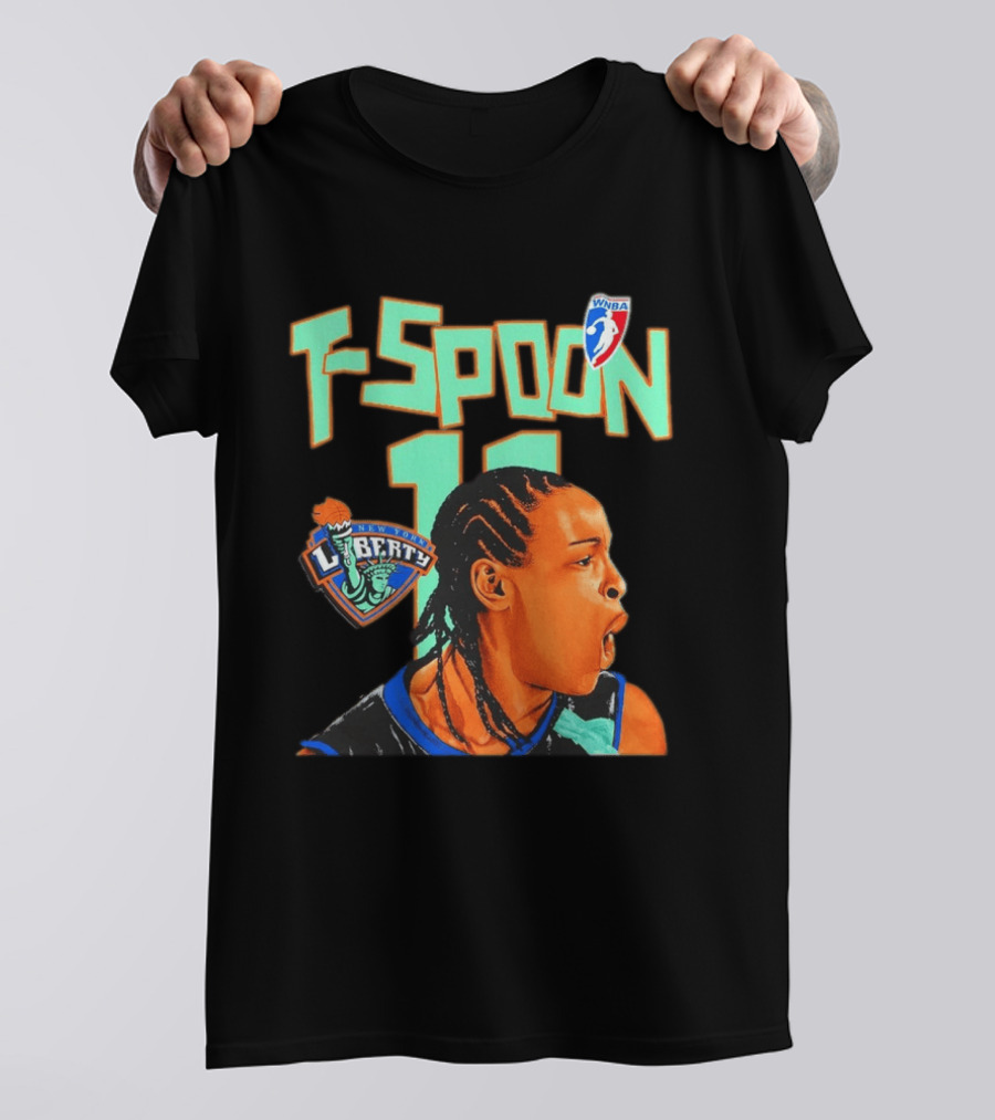 WNBA Spoon Teresa Weatherspoon New York Liberty Basketball 11 T-Shirt