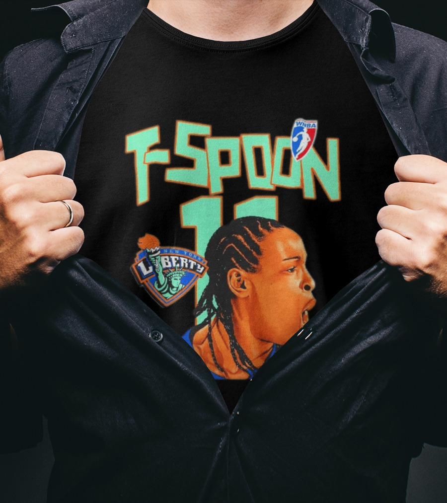 WNBA Spoon Teresa Weatherspoon New York Liberty Basketball 11 T-Shirt