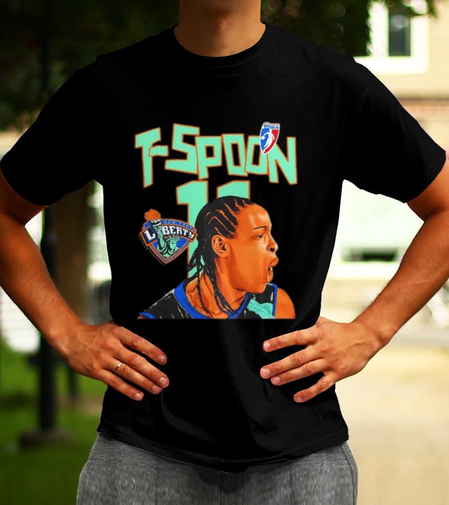 WNBA Spoon Teresa Weatherspoon New York Liberty Basketball 11 T-Shirt