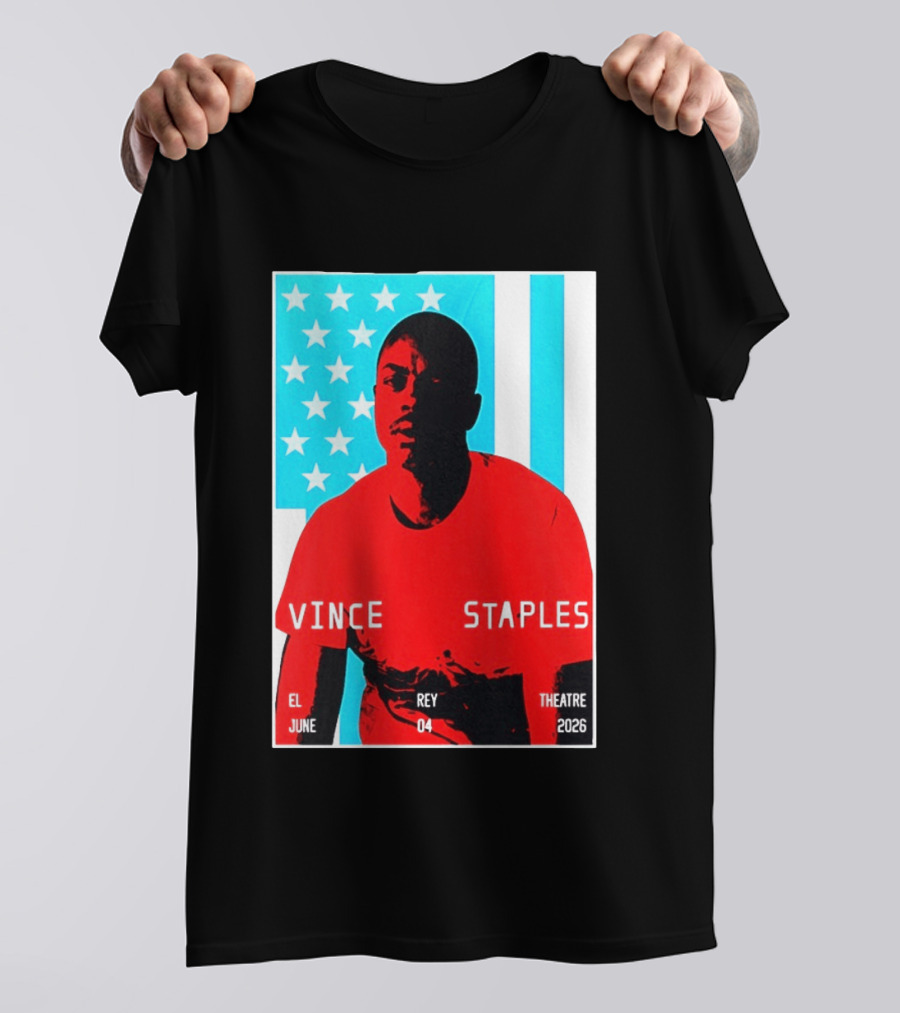 Vince Staples El Rey Theatre Los Angeles June 4 2026 T-Shirt