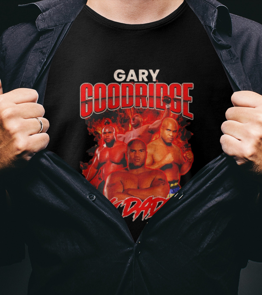Gary Goodridge Big Daddy Red Flames Bootleg Rap T-Shirt